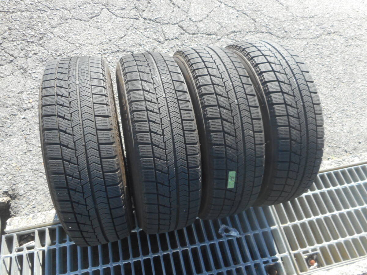 165/65R14 165/65-14 BRIDGESTONE ブリジストン ブリヂストン BLIZZAK ブリザック VRX 2018年製 8分山 バリ溝 スタッドレスタイヤ 4本拍卖