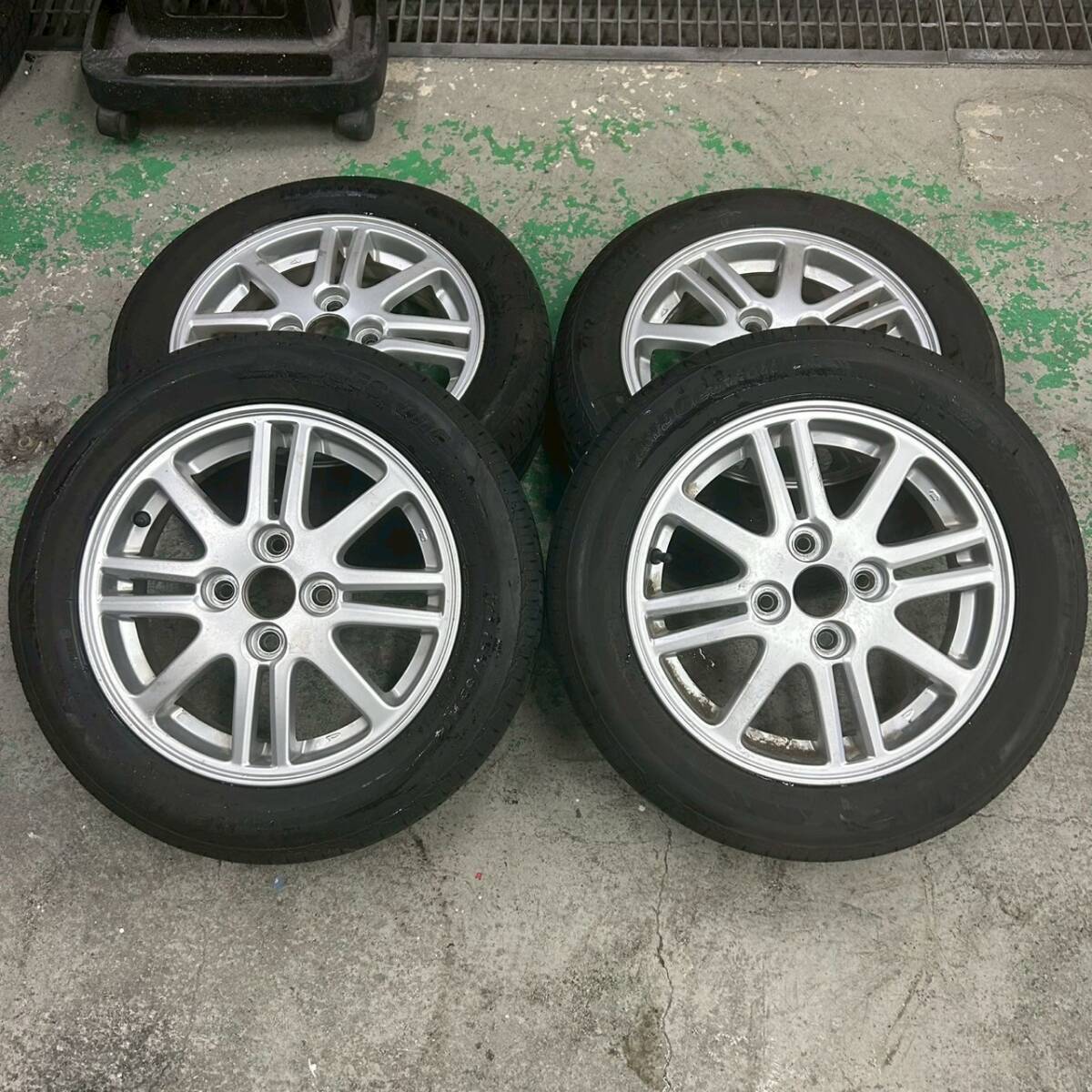 4穴■ダイハツ純正 2021年製 ブリヂストン NEXTRY 155/65R14 4本 ■062102K拍卖