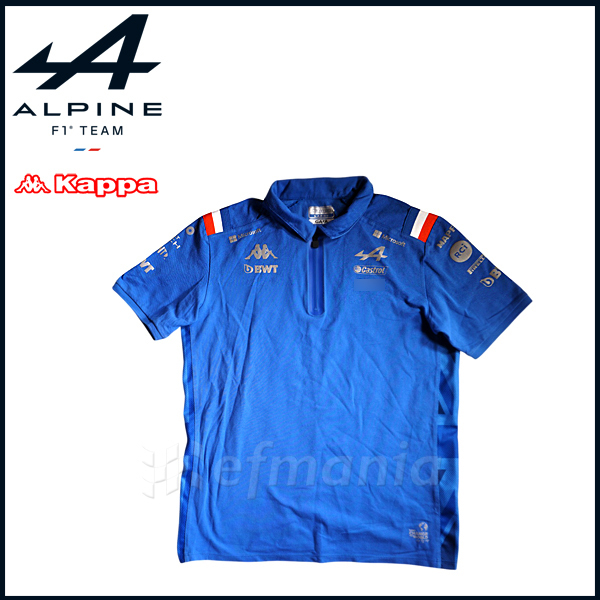 【非売品】 2022 アルピーヌF1チーム 支給品 ポロシャツ L Kappa★アロンソ ピアストリ オコン ルノー拍卖