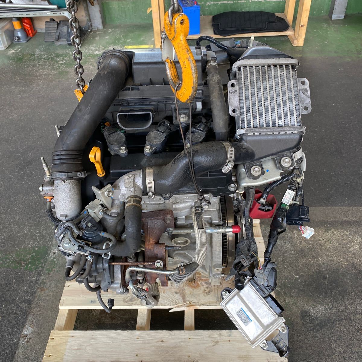 【ジャンク品 始動確認済】スズキ アルト ワークス HA36S エンジン R06AT ターボ ECUセット(沖縄、離島発送不可)2500481 1-5-1拍卖