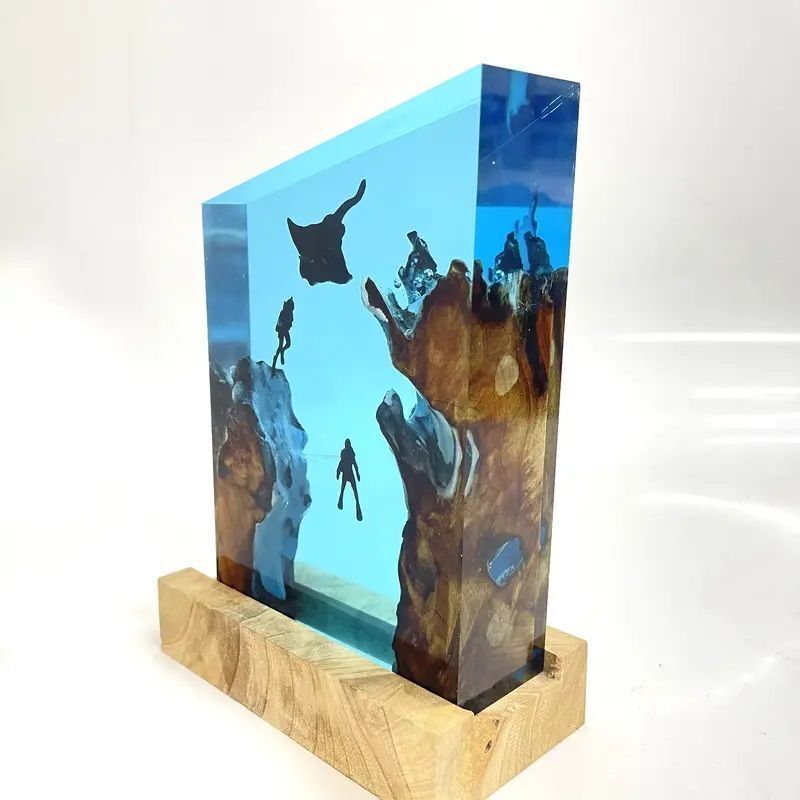 ナイトスタンド ライト テーブルスタンド 照明 間接照明 ランプ バットフィッシュ インテリア 水族館 海 ダイビング エイ 魚 装飾 新築祝い拍卖