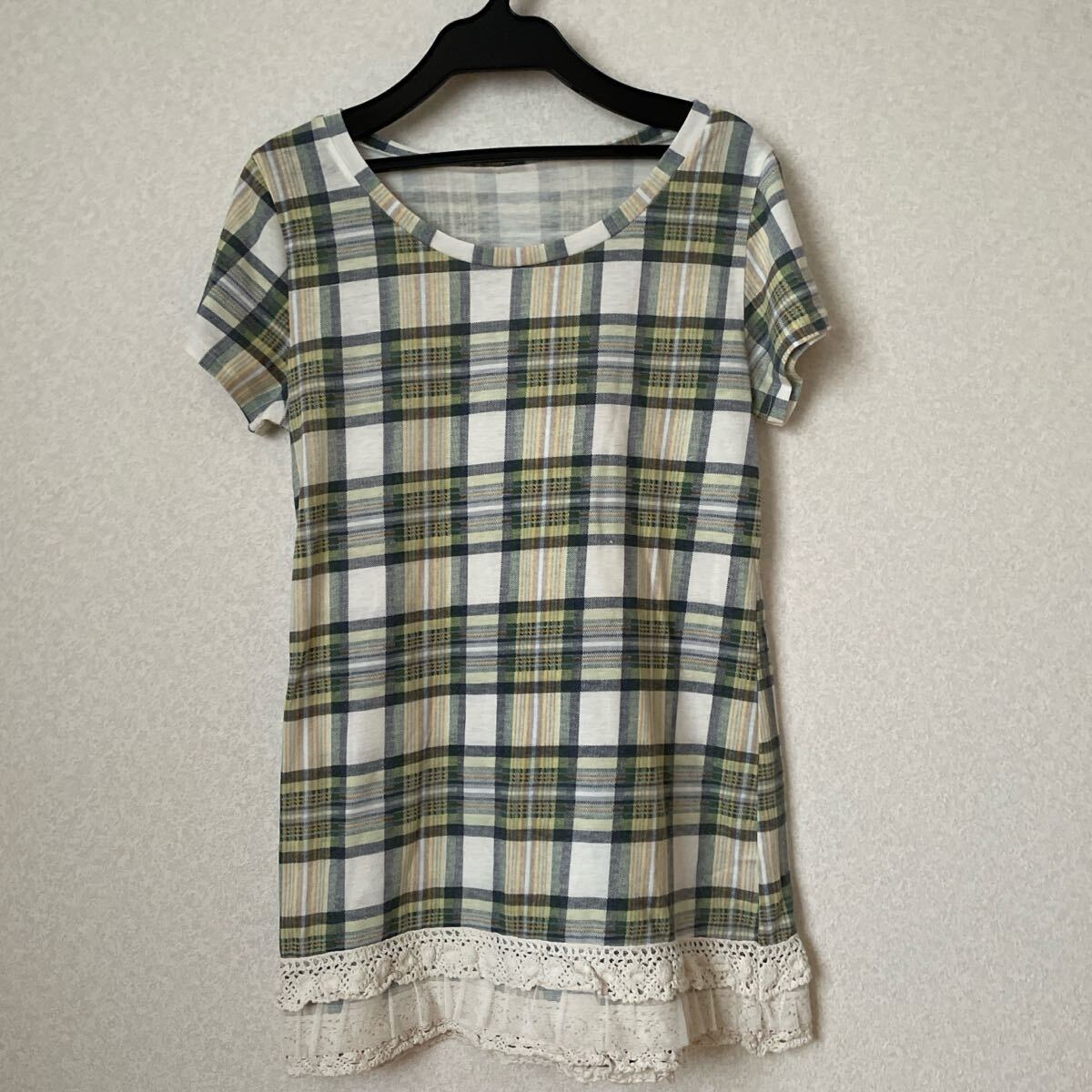 Cranbrook チェック 半袖チュニック M拍卖