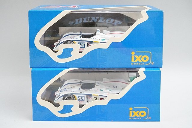 ixo イクソ 1/43 Audi アウディ R8 チャンピオンレーシングチーム ルマン 2005 #3 2点セット LM2005拍卖