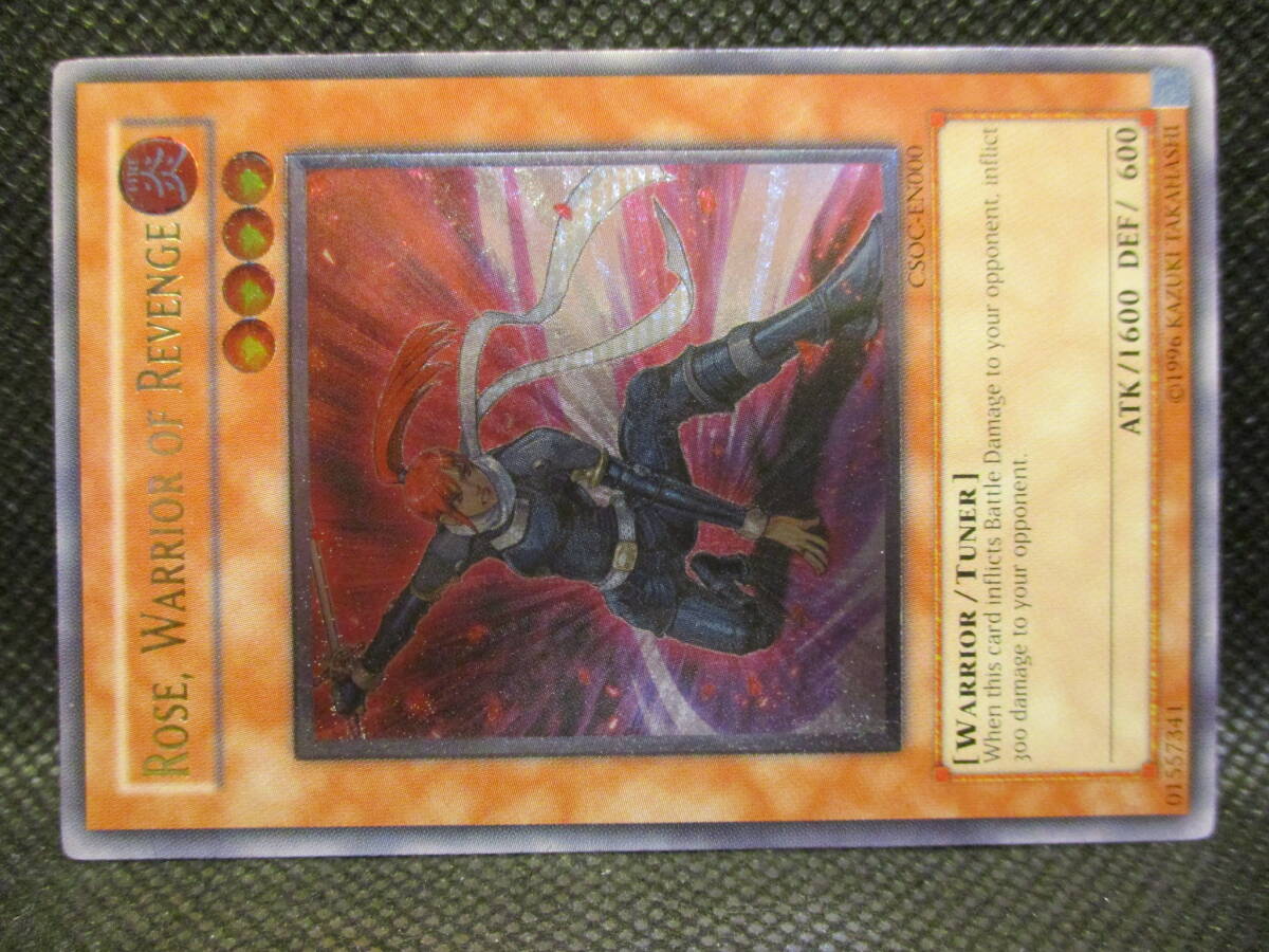 RWR★遊戯王 米版/英語 復讐の女戦士ローズ CSOC-EN000 レリーフ アルティメット Rose Warrior of Revenge拍卖
