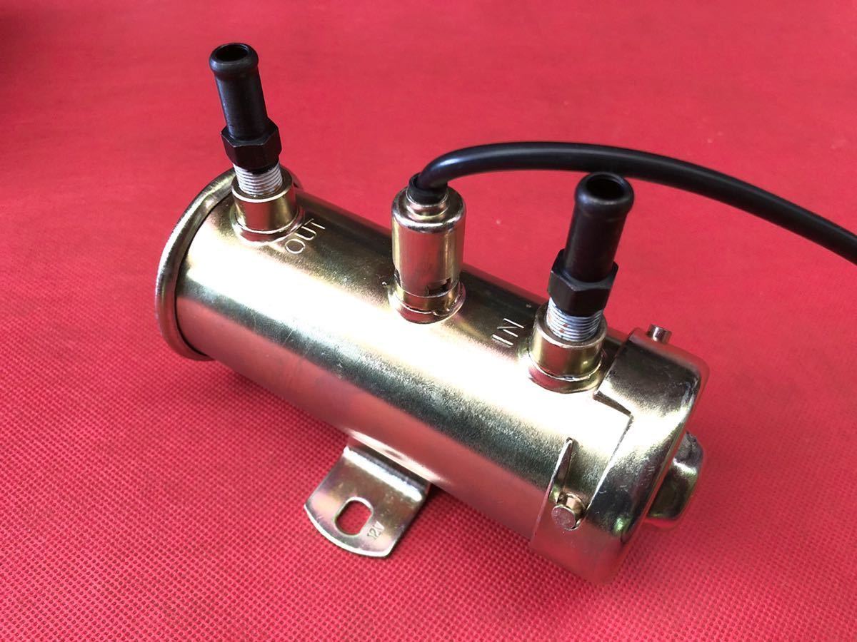 フューエルポンプ 燃料ポンプ 電磁ポンプ 12V【送料無料】検 旧車 キャブ キャブレター ウェーバー ミツバ ニスモ ハコスカ ローバーミニ拍卖