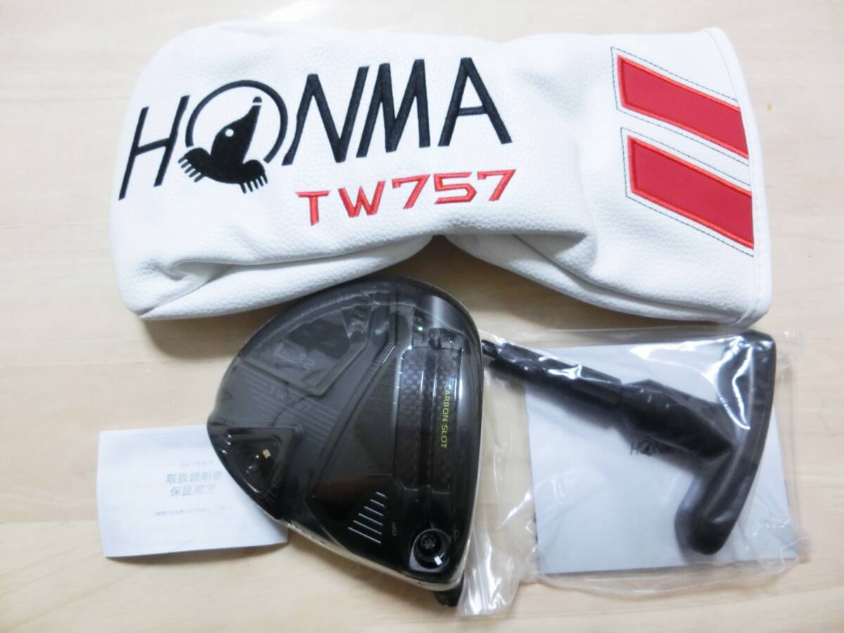 送料無料 新品 ホンマ TW757 TYPE-D PLUS2 ヘッド 単品 10.5 ヘッドカバー レンチ付 HONMA 限定モデル 即納可拍卖