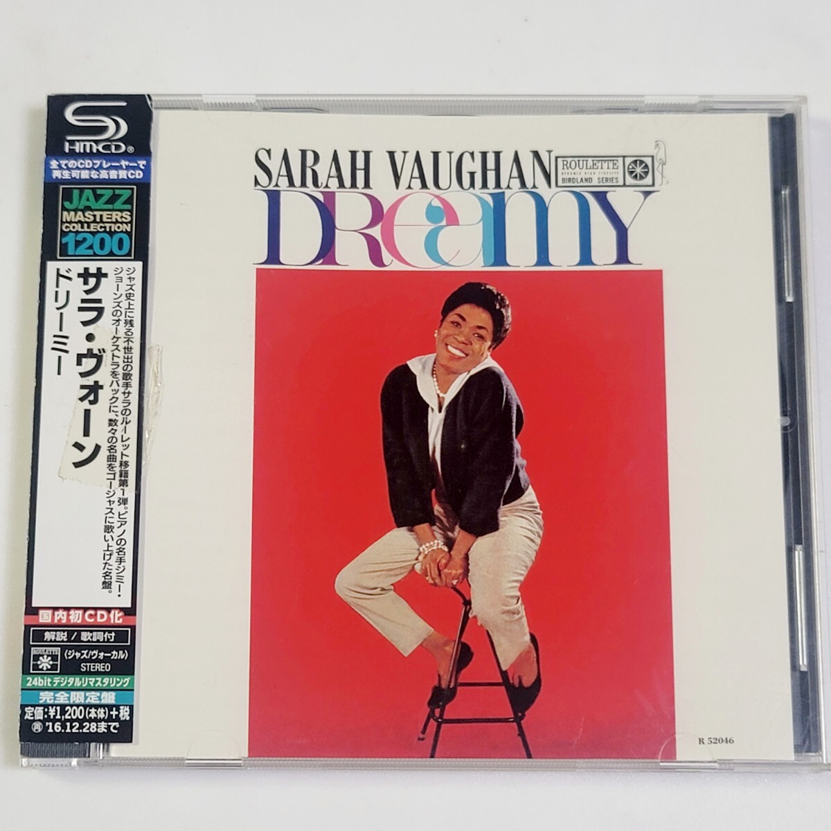 〈高音質〉完全限定盤 SHM-CD サラ・ヴォーン「ドリーミー」24bit デジタルリマスタリング Sarah Vaughan / DREAMY / ジャズ・ボーカル拍卖