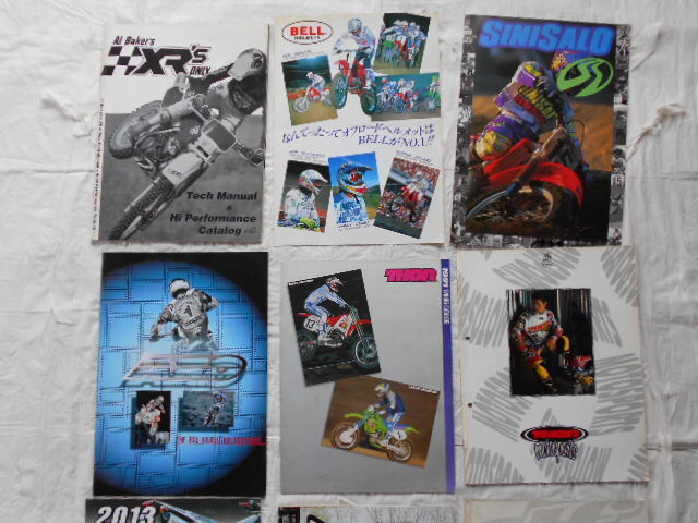 オフロードバイク 古いパーツカタログ レア物 8冊拍卖