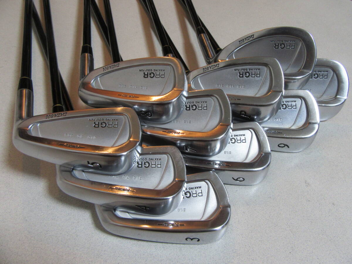 ★☆★希少★プロギア★PRGR★DATE 801 FORGED★3-P.A.Sw★10本★M-43★②★☆★拍卖