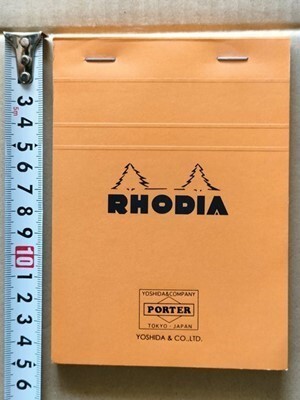 .RHODIA ロディア メモ帳 No.13 80枚(2枚使用済み) 吉田カバン PORTER ノベルティグッズ?拍卖