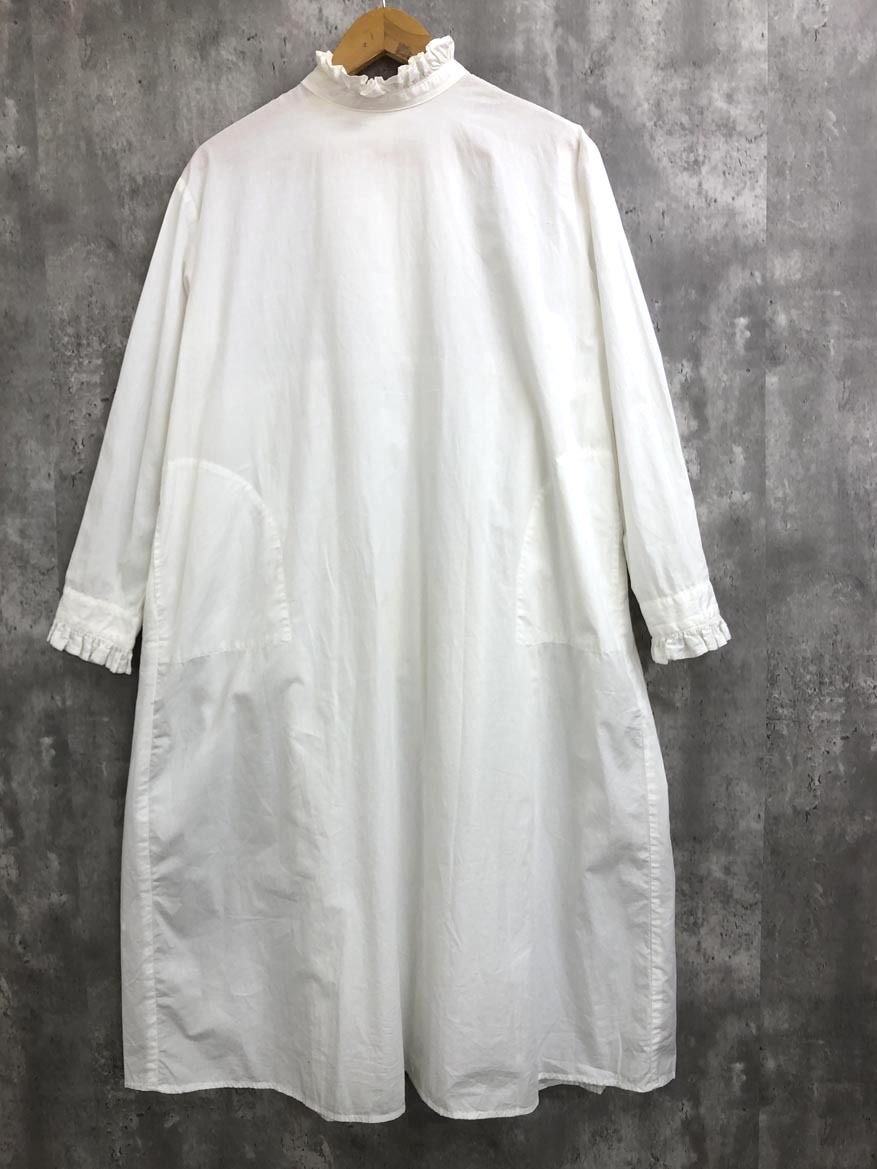 ゆうパケットOK LUEUF ルフ ブロードクロス 2WAY ワンピース sizeF/白 ■◇◎ ☆ fcc6 レディース拍卖