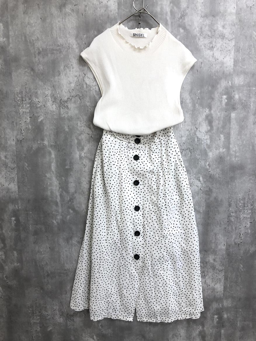 snidel スナイデル swno192040 ノースリーブ 切り替え ワンピース size0/白 ■◆ ☆ fcb9 レディース拍卖