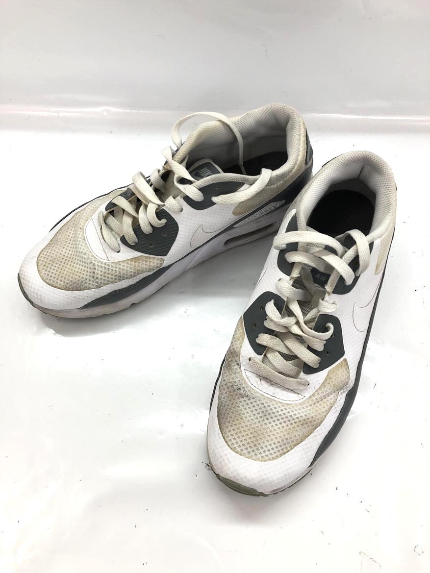NIKE スニーカー AIR MAX 90 ULTRA 2.0 ESSENTIAL スニーカー size27/ホワイト/グレー ■■ ☆ fda4 メンズ拍卖