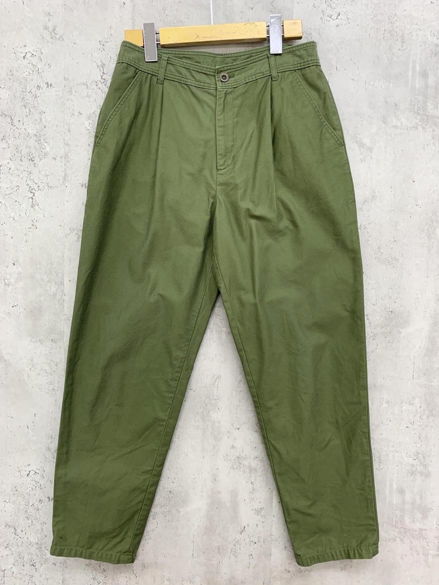 ゆうパケットOK NEWYORKER ニューヨーカー コットン テーパード チノ パンツ size9/カーキ ■◇ ☆ fda7 レディース拍卖