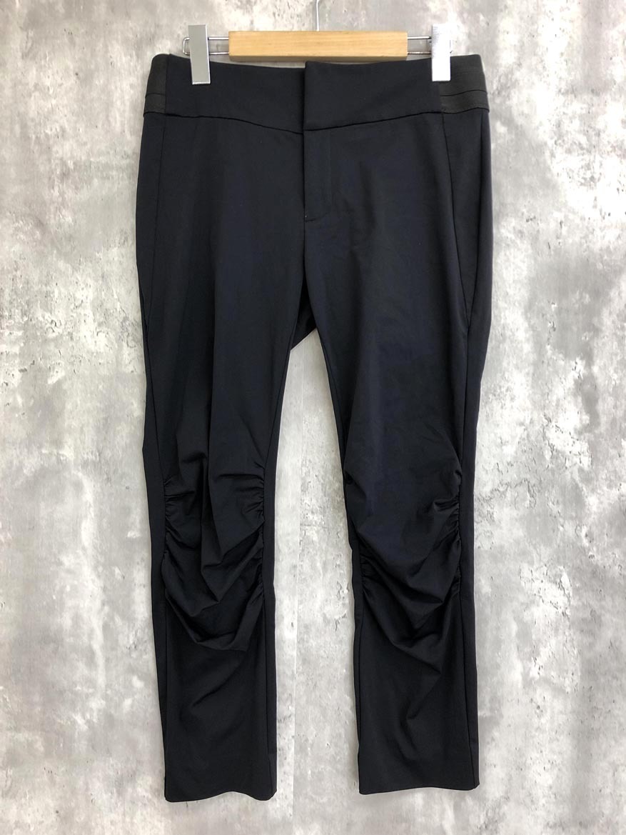 ゆうパケットOK DKNY ディーケーエヌワイ オンワード樫山 ストレッチ パンツ size6/黒 ■■ ☆ ffa4 レディース拍卖