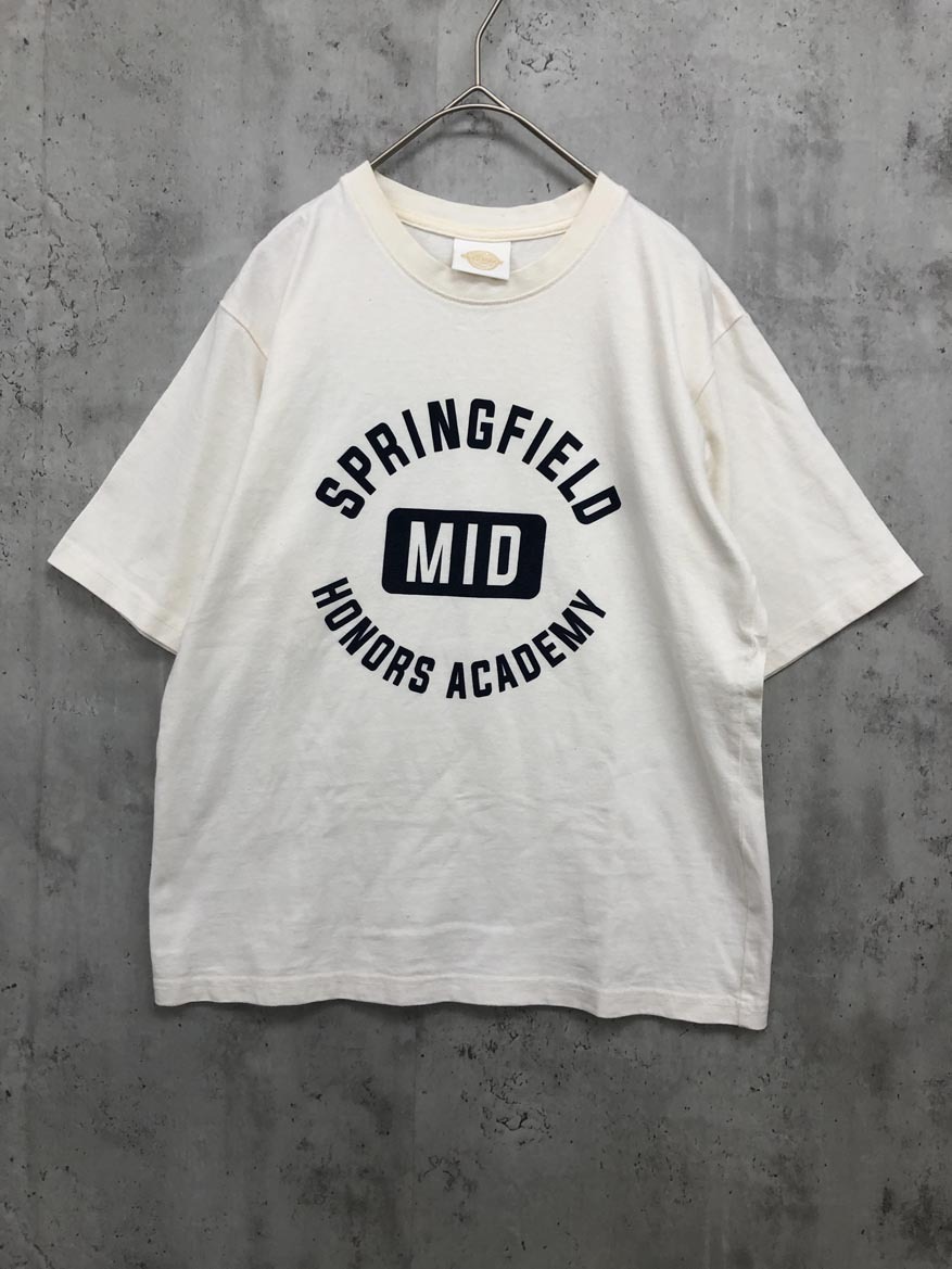 ゆうパケットOK Goodwear グッドウェア プリント Tシャツ sizeF/アイボリー ■◆ ☆ ffc0 レディース拍卖