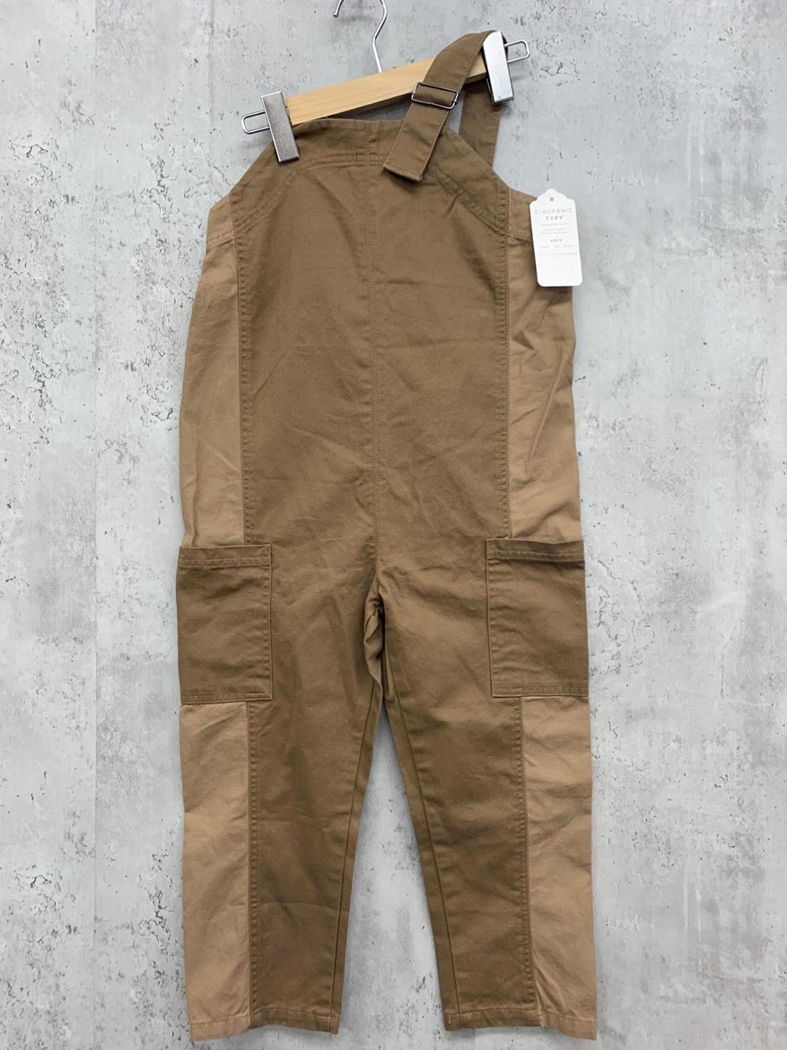 新品 CIAOPANIC TYPY チャオパニックティピー ワンショルダー サロペット オーバーオール sizeL(120‐130)/ベージュ ■■拍卖
