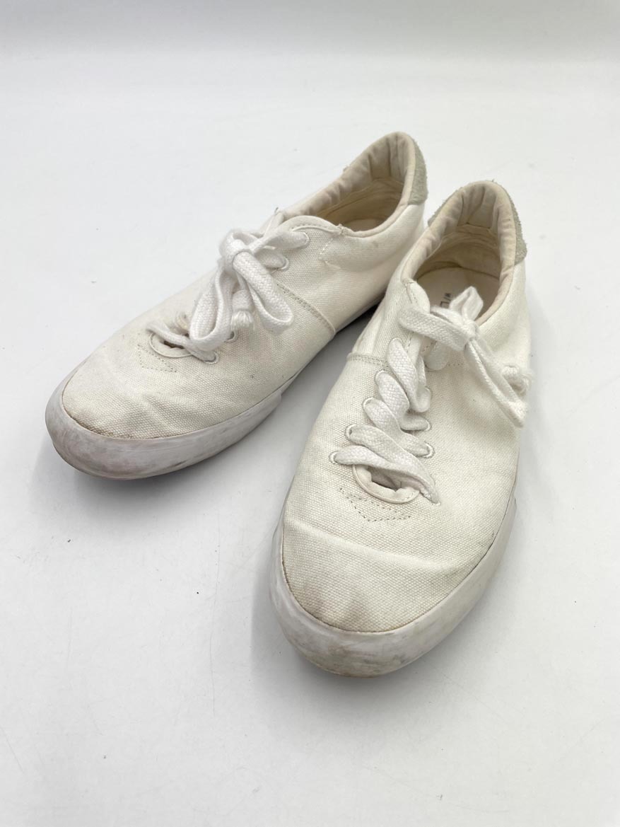 MACCHERONIAN×BIO HOTEL マカロニアン×ビオホテル キャンバス ローカット スニーカー size38/白 ■■ ☆ fec2 レディース拍卖