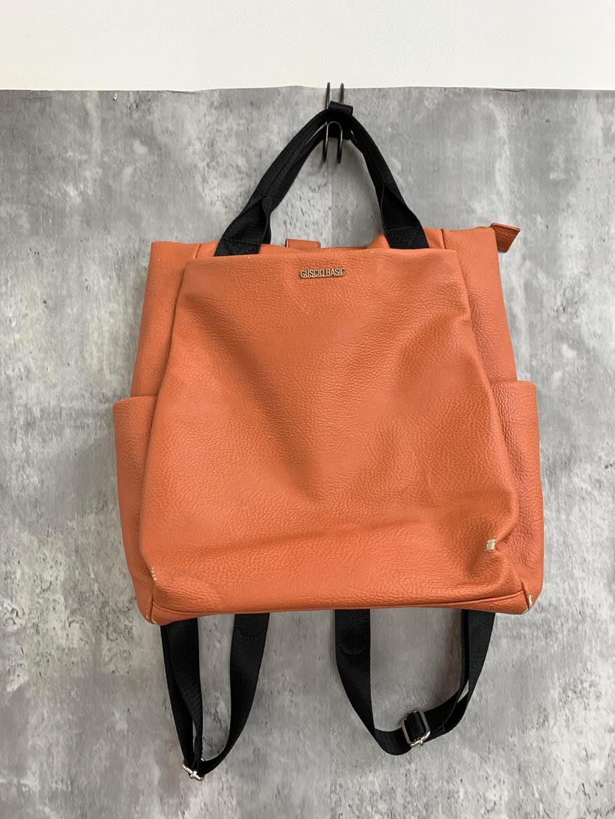GUSCIO BASIC グッシオベーシック 2way トート リュック デイパック バッグ オレンジ ■■ ☆ fec2 レディース拍卖