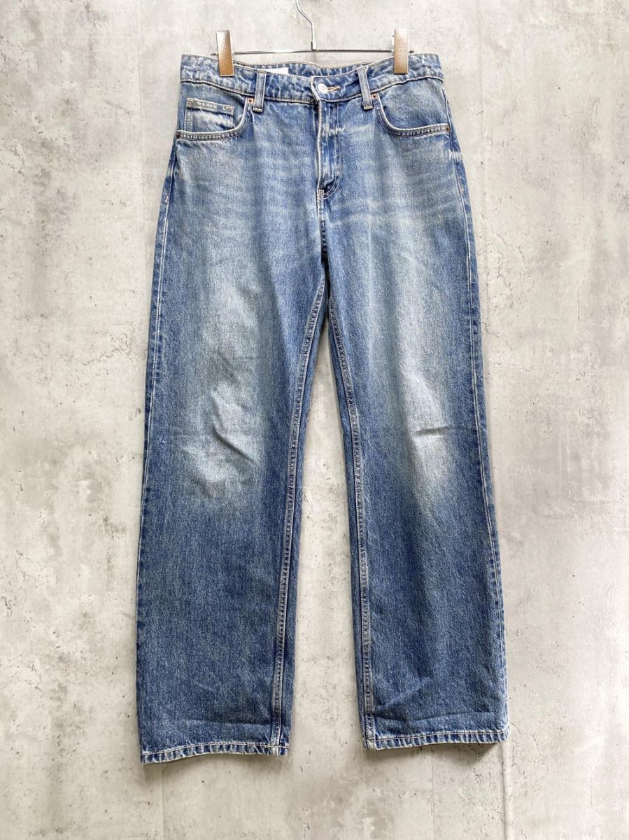 ZARA ザラ ワイド デニムパンツ size36/青 ■■拍卖