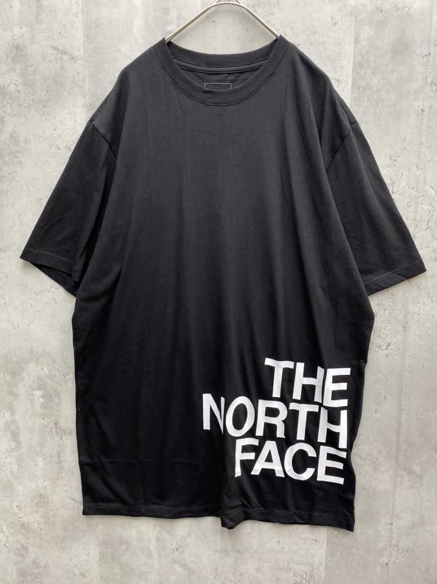 ゆうパケットOK THE NORTH FACE ザノースフェイス プリント 半袖 Tシャツ sizeM/黒 ■◆拍卖