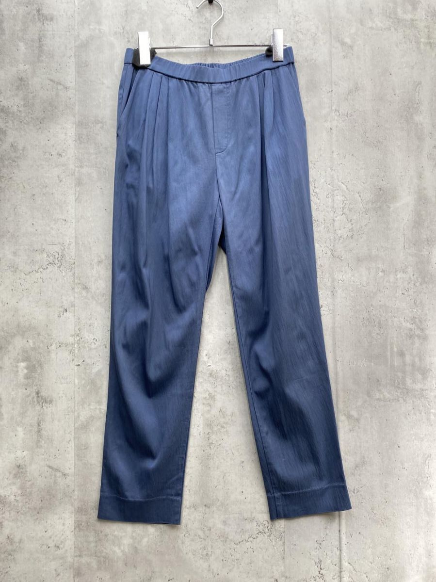 ゆうパケットOK INDIVI インディヴィ 9145403 スラックス パンツ size38/青 ■◆拍卖