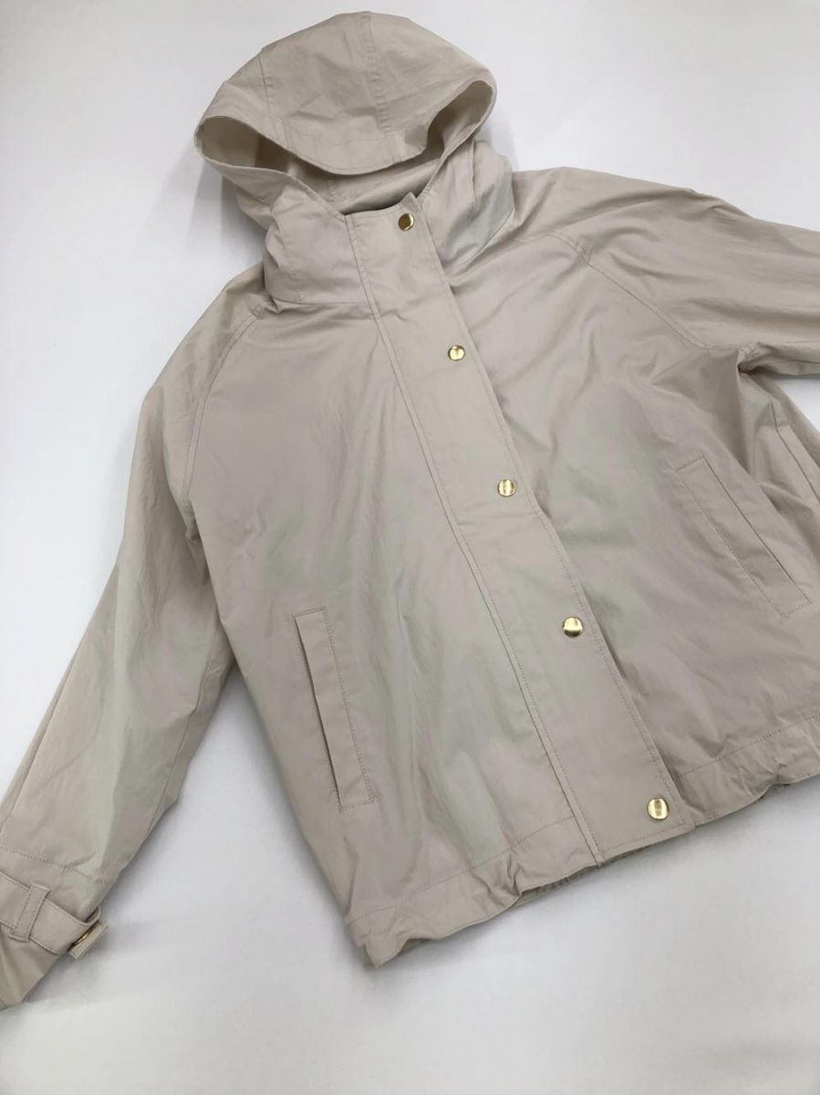 ゆうパケットOK 美品 HALUHIROINE ハルヒロイン ML11L0Y02200 フード付き 長袖 ブルゾン ジャケット sizeF/オフホワイト ◇■拍卖