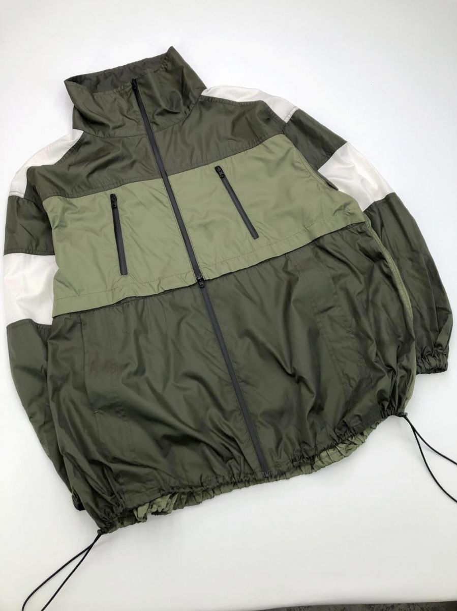 ゆうパケットOK 美品 ADAM ET ROPE’ アダムエロペ 2WAYライト ブルゾン GAL-03100-A 長袖 ナイロン ジャケット sizeF/オリーブ ◇■◎拍卖