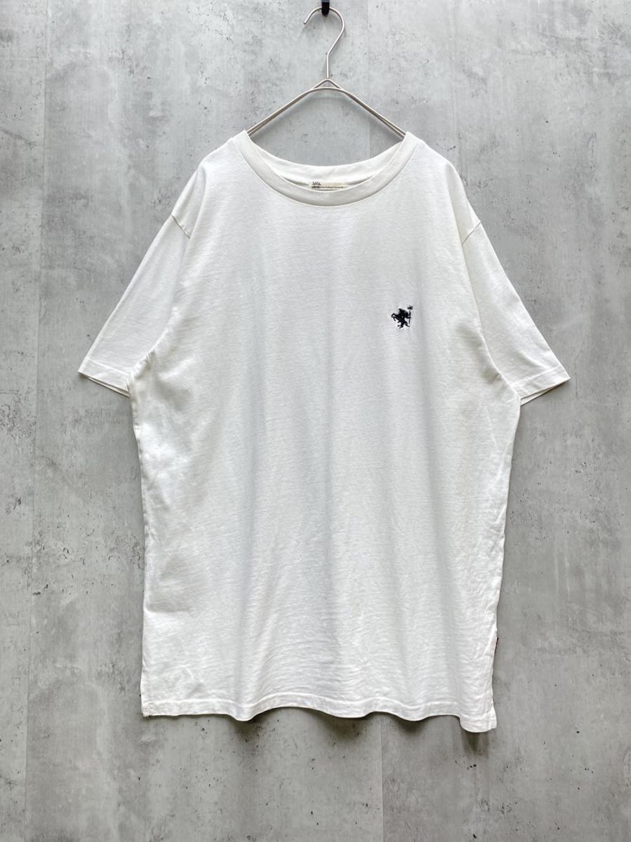 ゆうパケットOK JAVA ジャバ jv1260113 ワンポイント刺繍 Tシャツ sizeL/白 ■◆拍卖