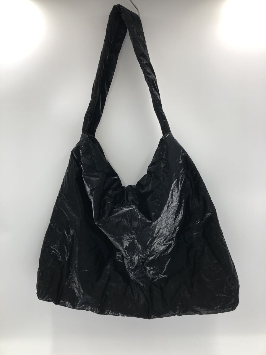 ゆうパケットOK ACOC アコック 光沢感 ショルダー バッグ 黒 ■■ ☆ fcc4 レディース拍卖