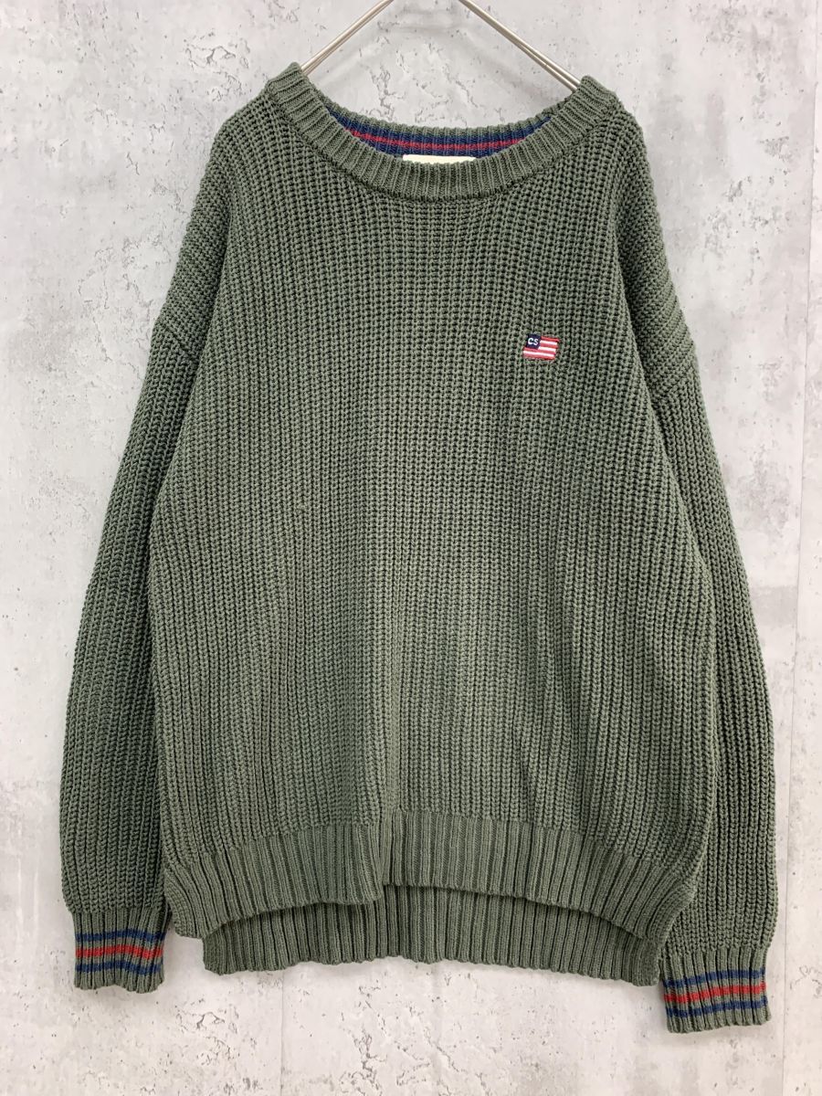 美品 CUBE SUGAR キューブシュガー ニット セーター sizeM/カーキ ◆■ ☆ fac9 レディース拍卖