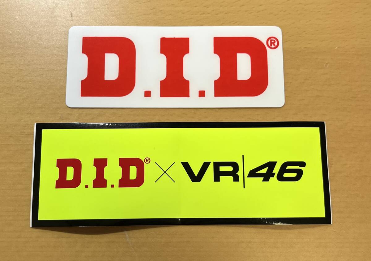 純正 正規品 D.I.D ステッカー 2種類セット / VR46 ヴァレンティーノ・ロッシ Valentino Rossi 大同工業拍卖
