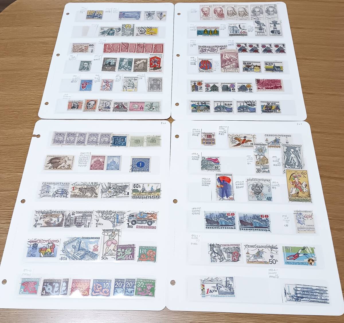 チェコ切手いろいろ② 使用済 106枚 長期保管品拍卖