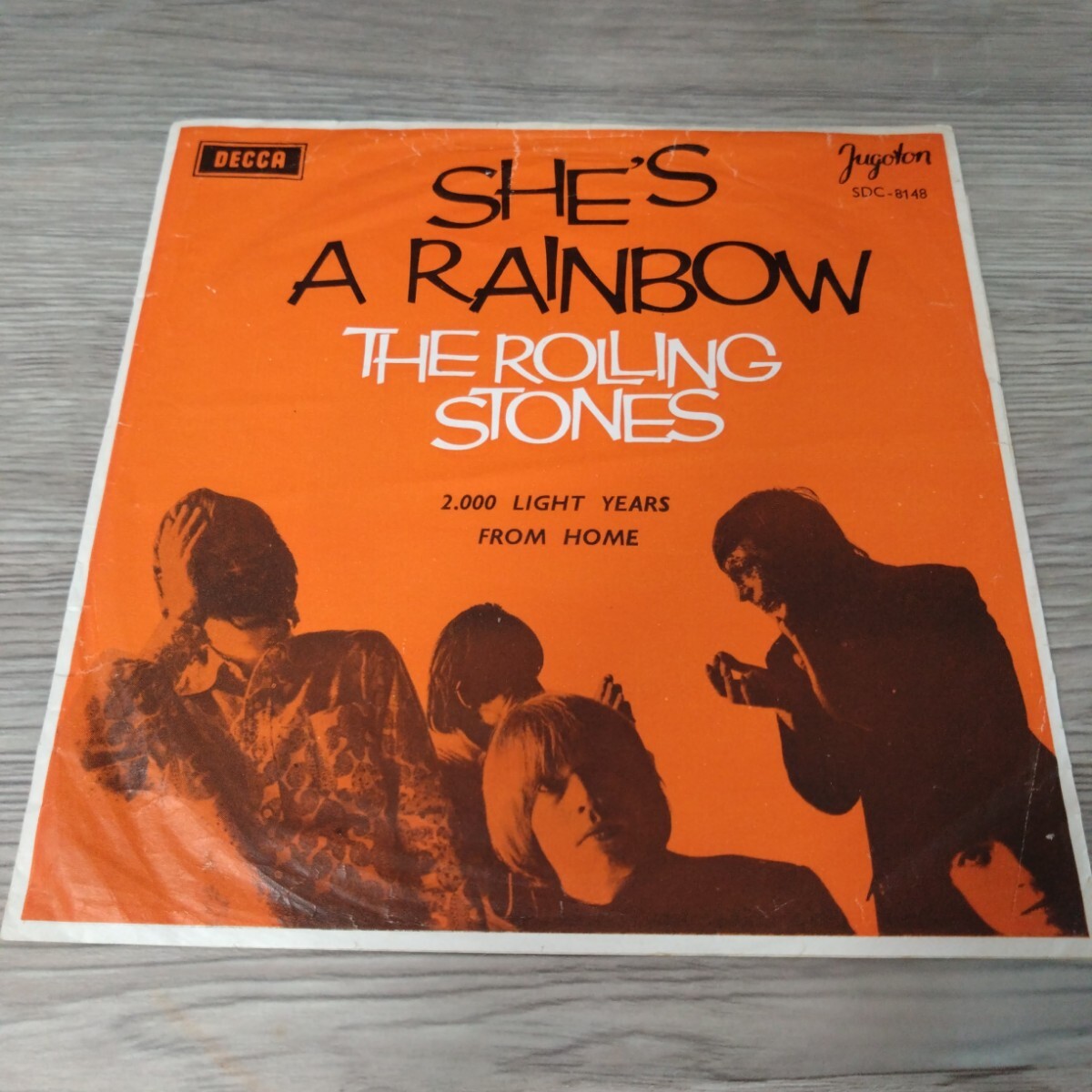 ユーゴスラビア盤 SHE'S A RAINBOW 2000 LIGHT YEARS FROM HOME / THE ROLLING STONES ローリング・ストーンズ拍卖
