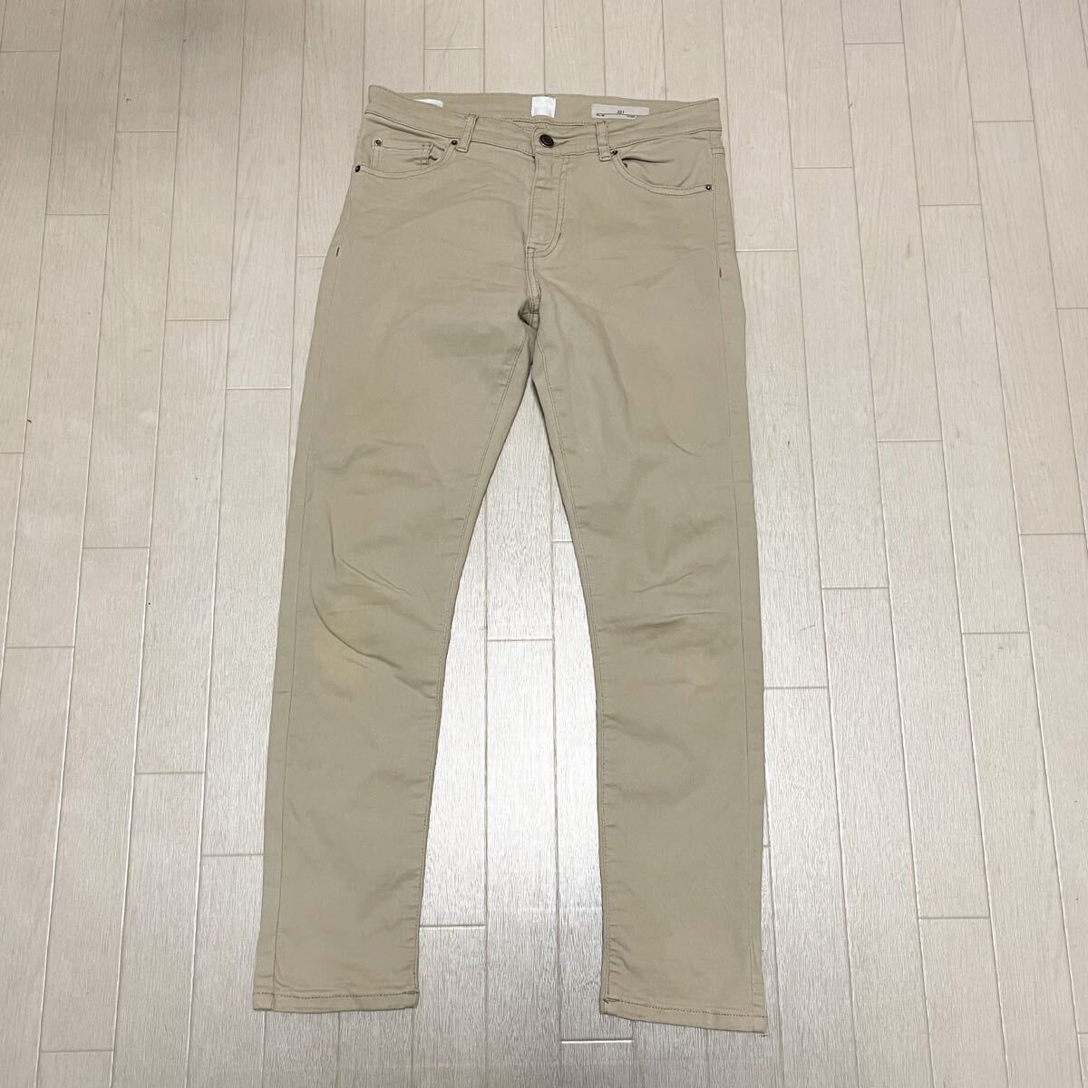 和755★ HUGO BOSS J21 SUPER STRETCH DENIM ヒューゴボス ストレッチ デニムパンツ ジーンズ カーキ 27 HIGH RISE レディース拍卖