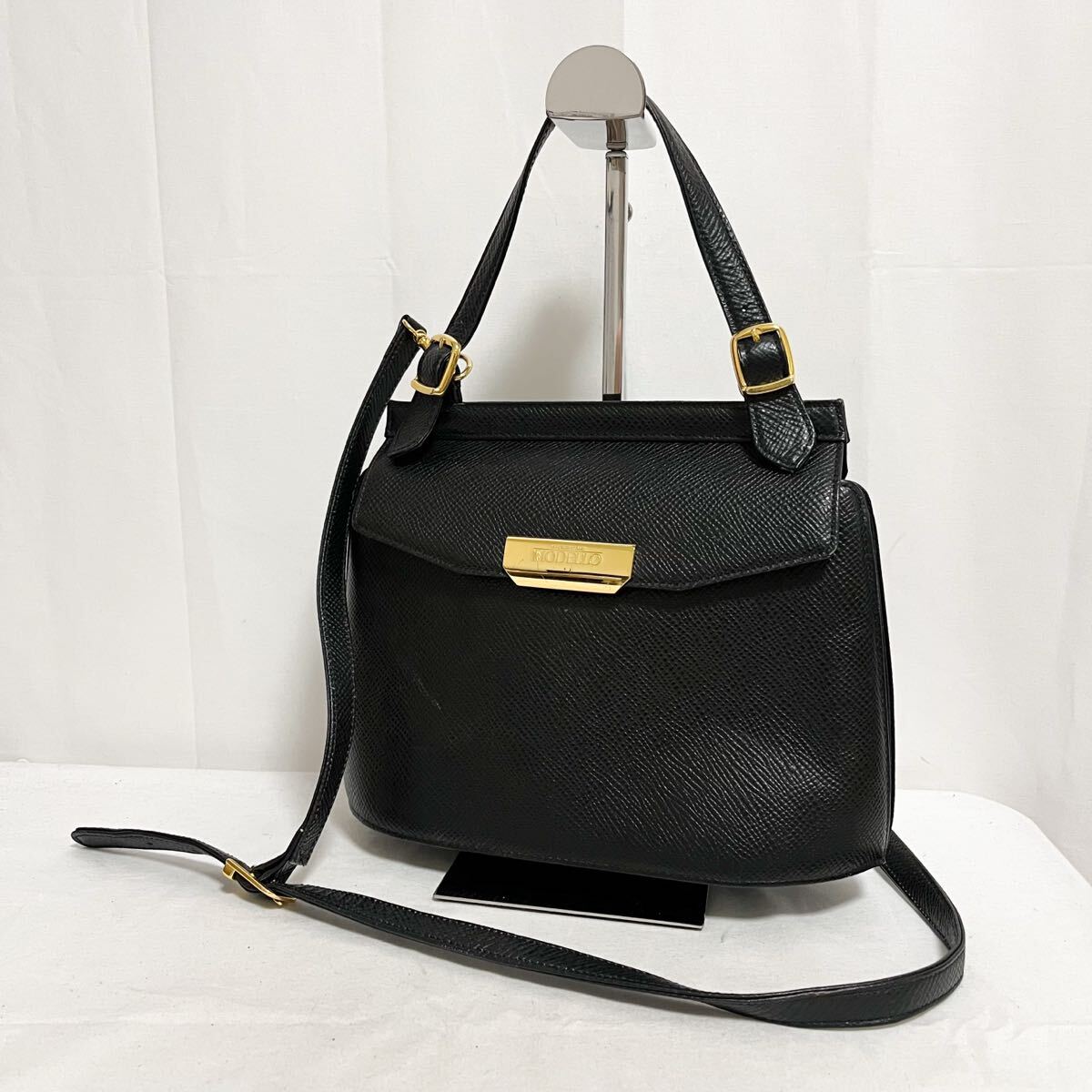 和776★ madras MODELLO マドラス モデロ ショルダーバッグ 斜めがけ ブラック レディース拍卖