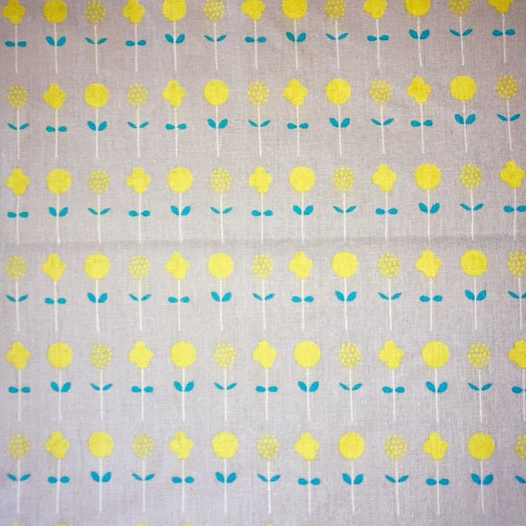 ラスト 北欧風 パステルお花 綿シーチング コットン 拍卖