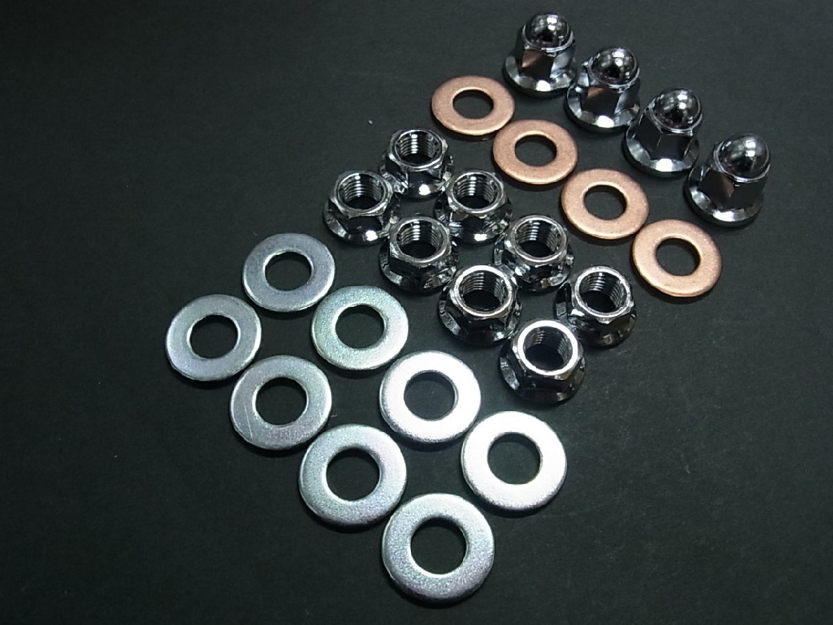 GS750 シリンダーヘッド締め付用ナット、ワッシャーセット▲SUZUKI純正品▲新品▲拍卖