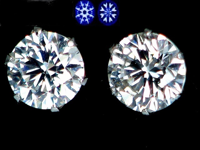 【宝石屋本舗】計0.50ct ハート&キューピット PT900 ピアス(H&C宝石鑑別カード付)拍卖