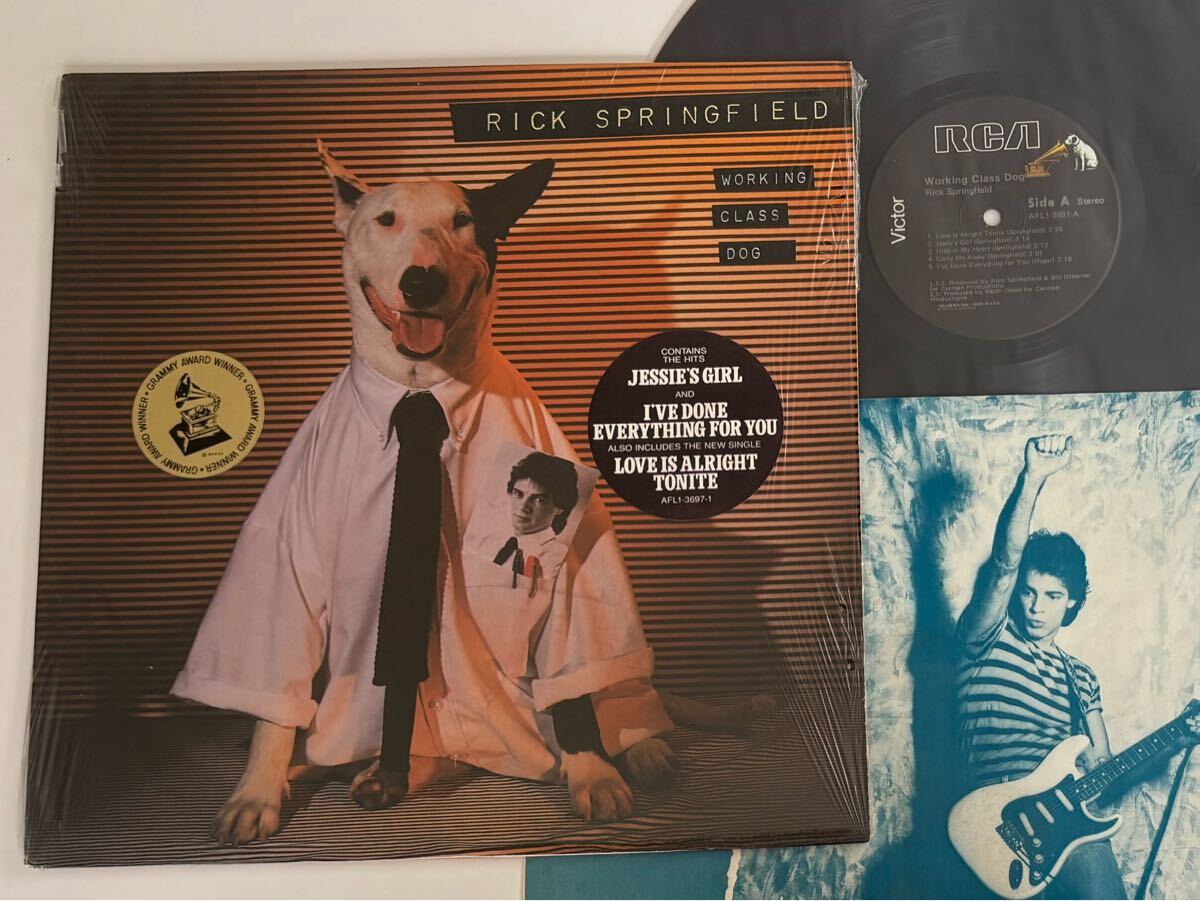 【シュリンク付US Ori】RICK SPRINGFIELD / Working Class Hero LP RCA AFL1-3697 81年盤,リック・スプリングフィールド,Jessie's Girl,拍卖