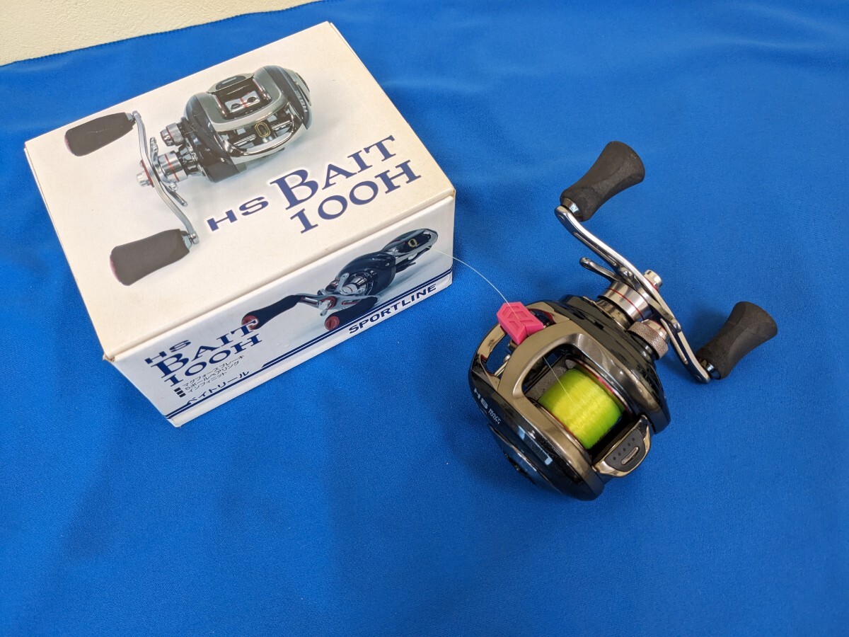 グローブライド HS BAIT 100H ベイトリール 右ハンドル 箱あり拍卖