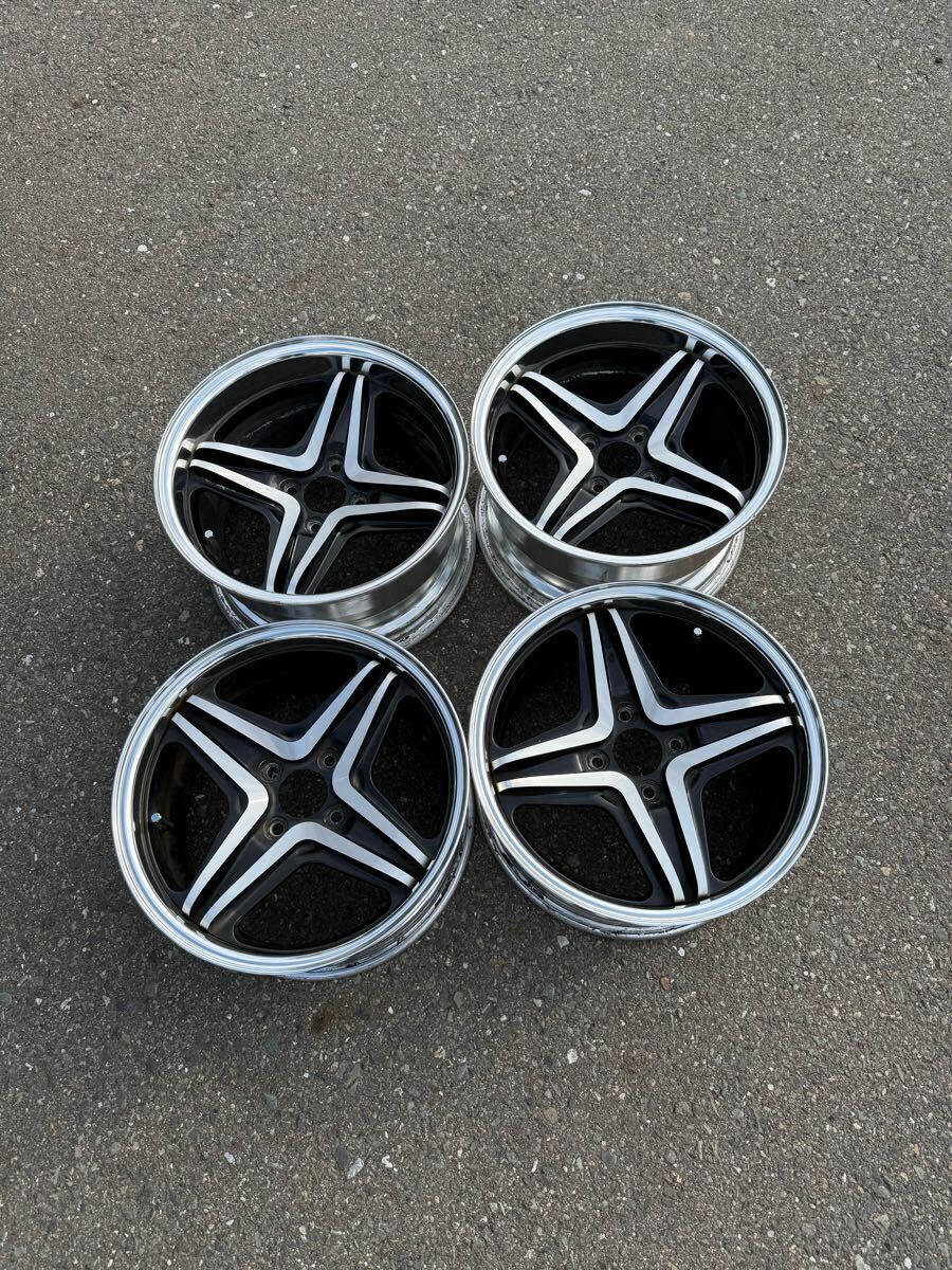 ENKEI エンケイ ビックエンド ロッターズ 15インチ 4穴PCD100 2本8Jオフセット+20 2本7Jオフセット+25 中古アルミホイール4本セット 拍卖