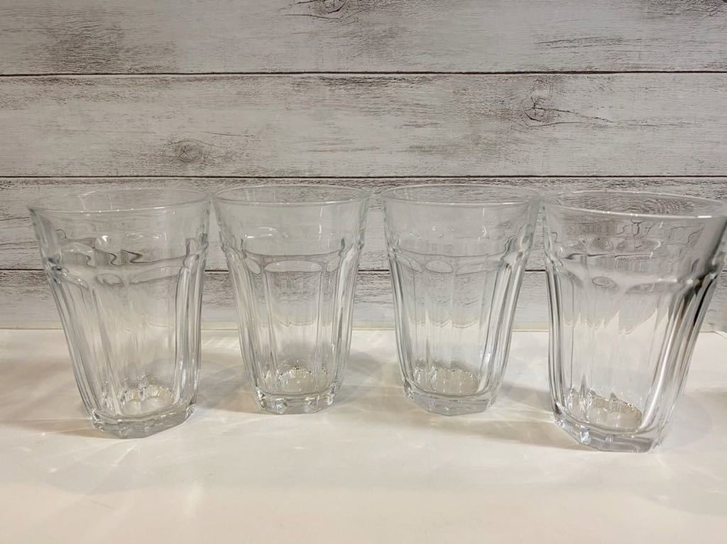 タンブラー 4個セット ウォーターグラス ガラスカップ 飲食店などに拍卖