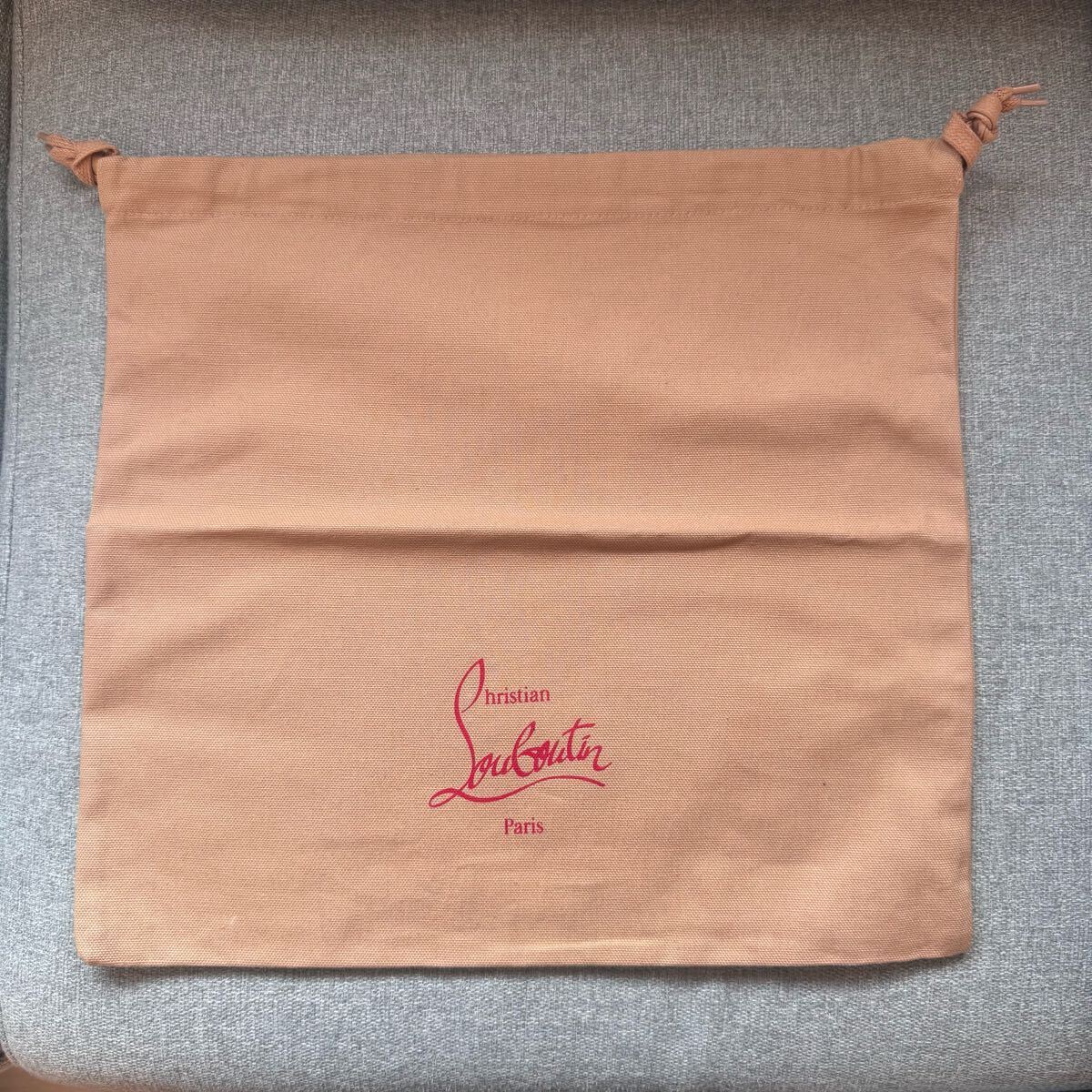 Christian Louboutin クリスチャン ルブタン 保存袋 巾着袋 布袋 ベージュ拍卖