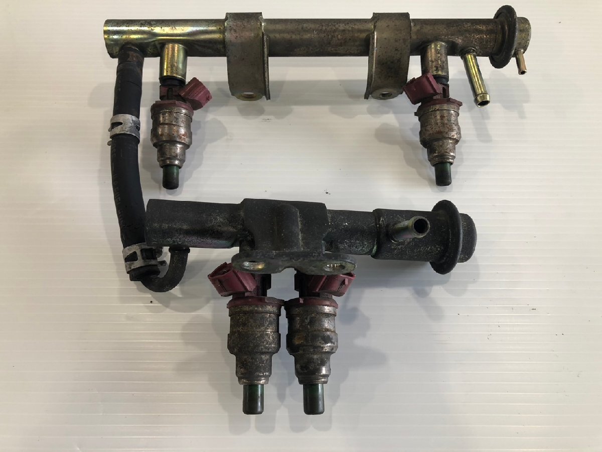 【店舗引取歓迎】マツダ サバンナ RX-7 FC3S 後期 純正 インジェクター フューエル デリバリー パイプ DENSO 195500-2020 13B RX7 2拍卖