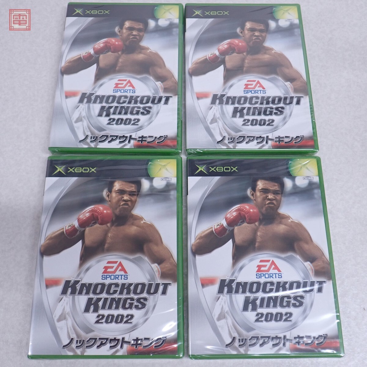 未開封 XBOX ノックアウトキング 2002 KNOCKOUT KINGS 2002 EA SPORTS 4本セット【10拍卖