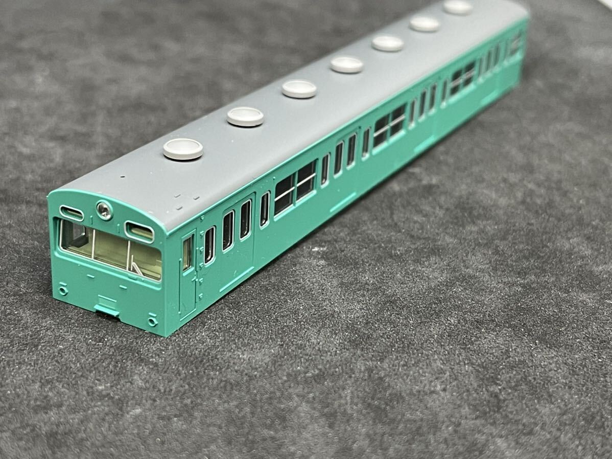 送料無料 新品 ばらし TOMIX トミックス 98534 国鉄 103系通勤電車(初期型非冷房車)エメラルドグリーン 基本セットA より クハ103 ボディ拍卖