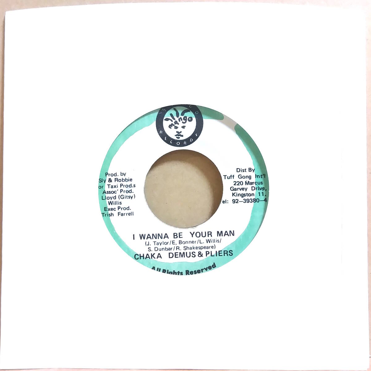 試聴 ジャマイカ 7inch. ROGER名曲カバー CHAKA DEMUS & PLIERS / I WANNA BE YOUR MAN □reggae hip hop R&B I WANT TO BE YOUR MAN拍卖