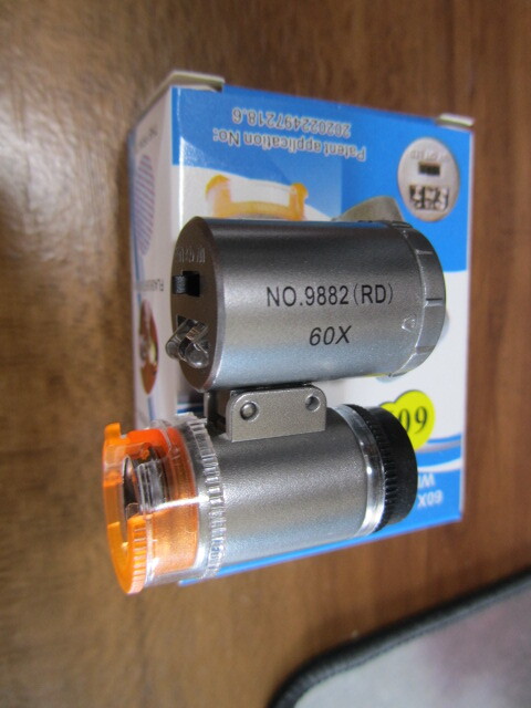 ライト付き 拡大鏡 マイクロスコープ コンパクト拍卖