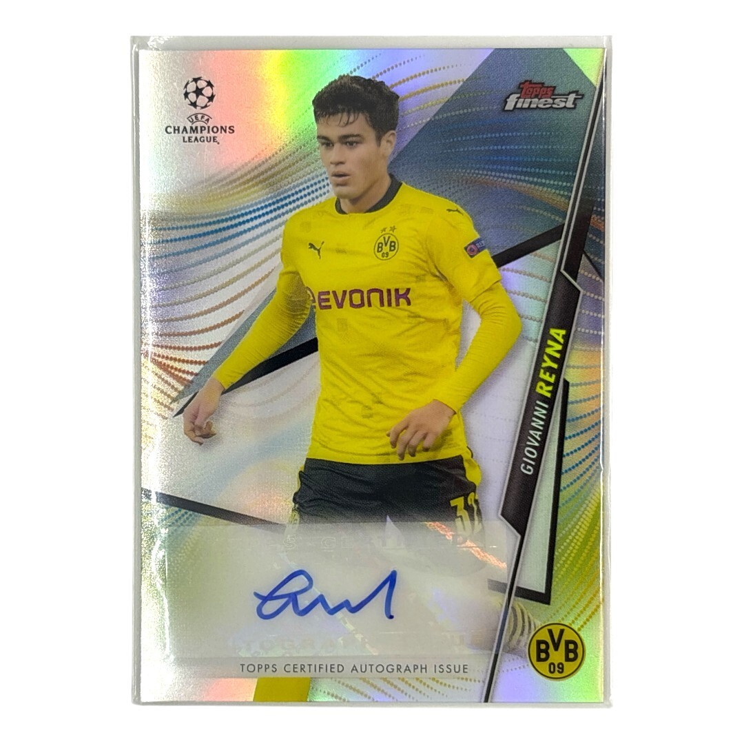 TOPPS サッカーカード FINEST GIOVANNI REYNA BORUSSIA DORTMUND #FA-GRE 中古 IT1拍卖